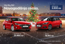 Ho-Ho-Ho! Novogodišnja akcija. Uštedi do 3.500 KM. Elantra od 25,990 KM, i20 od 19,912 KM