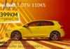 Novi Golf za 399 KM mjesečno