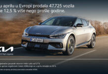 Kia u aprilu u Evropi prodala 47.725 vozila. Po prodaji na petom mjestu među svim brendovima