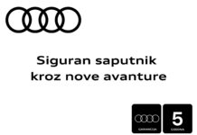 Audi Bosna i Hercegovina. Produžena garancija: 5 godina ili 150.000 km